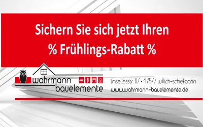 Wahrmann – Frühlings-Rabatt