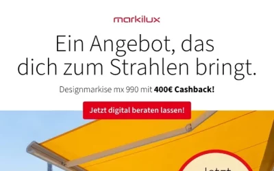 markilux 990  Cashback Aktion